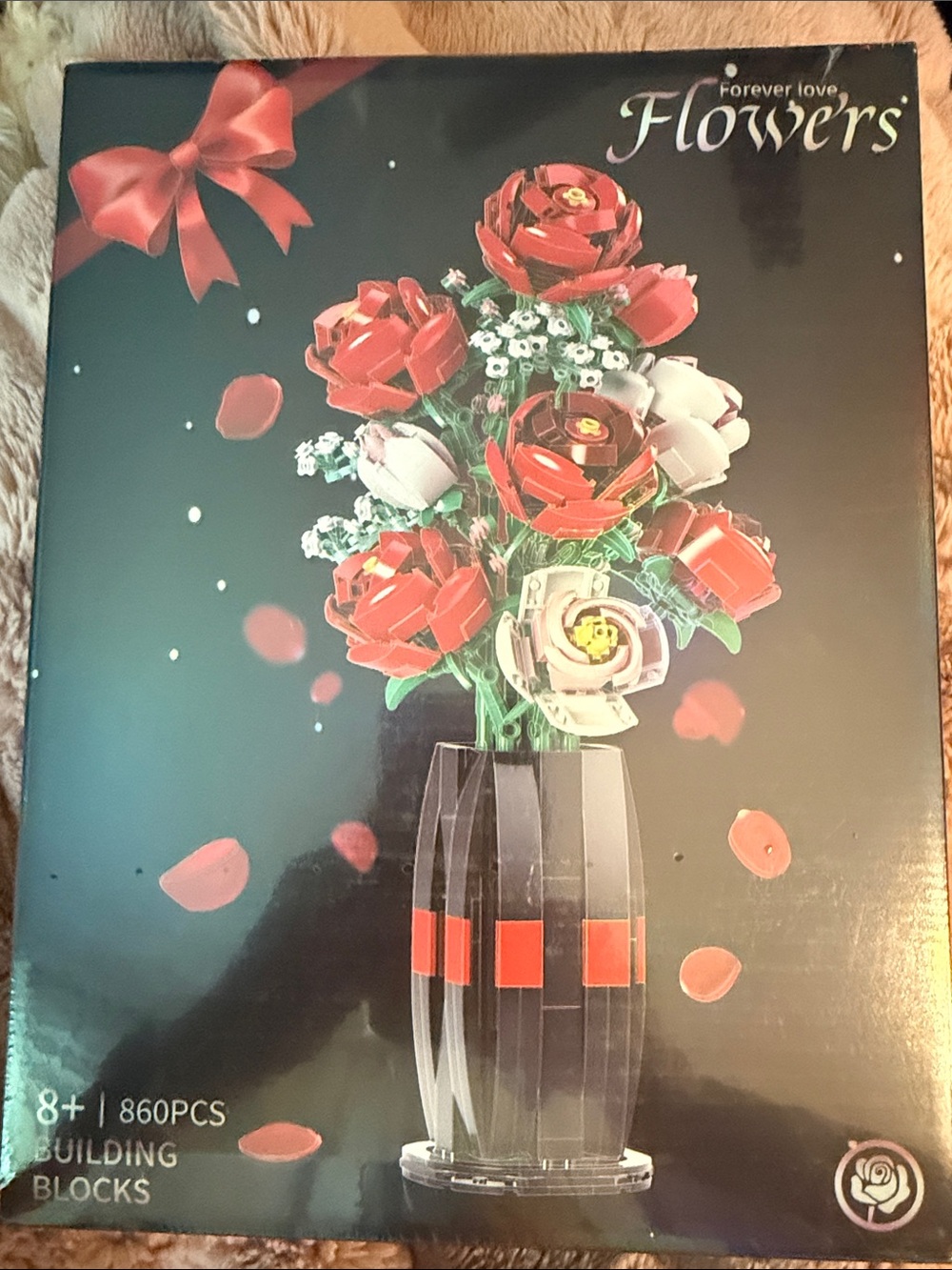 Building-Block Beautiful Bouquet 860 Pieces